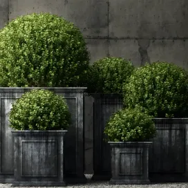 Restoration hardware estate zinc framed panel planters